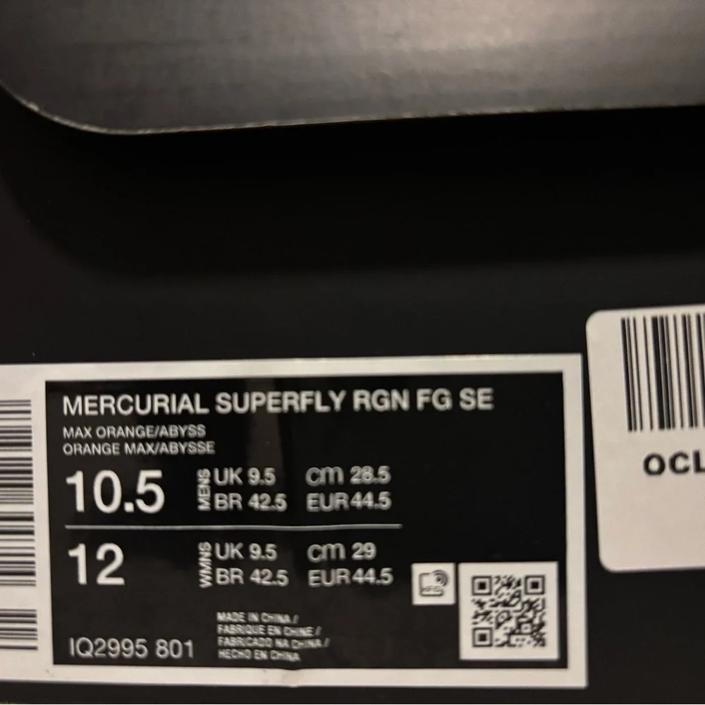 CR7 cristiano Ronaldo Nike mercurial superfly 1 cleat boot soccer